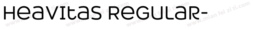 Heavitas Regular字体转换